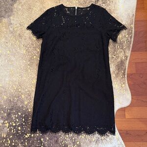 GAP Black Lace Mini Dress